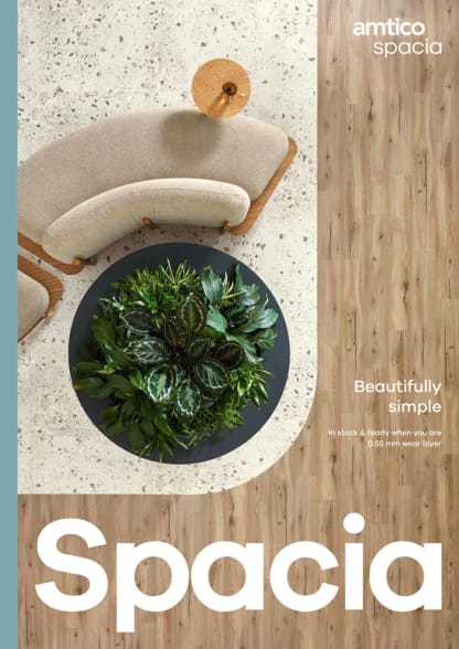 Plaza Concrete: Commercial LVT Stone Flooring from the Amtico